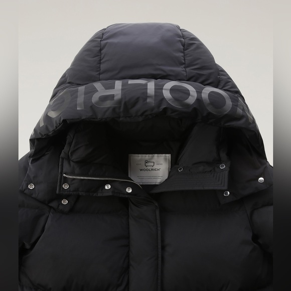 🔥🔥🔥Woolrich Aurora black long puffer parka size M🔥🔥🔥 - Picture 7 of 13